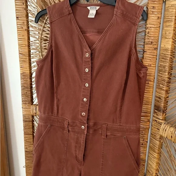 Duluth Trading Co Rust Jumpsuit - Picture 5 of 7